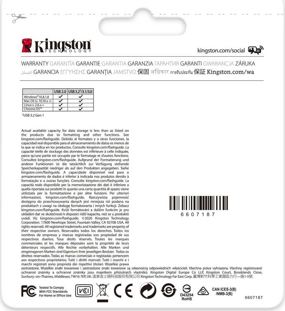 KINGSTON DATATRAVELER KYSON 64GB USB3.2 GEN 1
