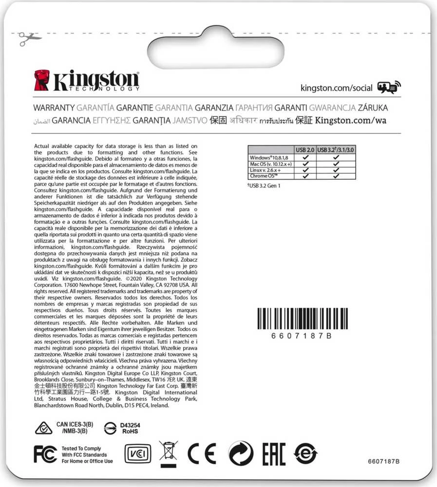 KINGSTON 128GB DATATRAVELER MICRO 200MB/S METAL USB 3.2 GEN 1