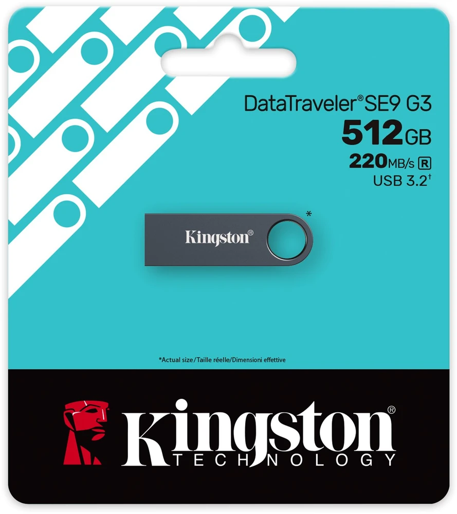 Pendrive Kingston DTSE9G3, 512 GB (KE-U2X512-1AC)