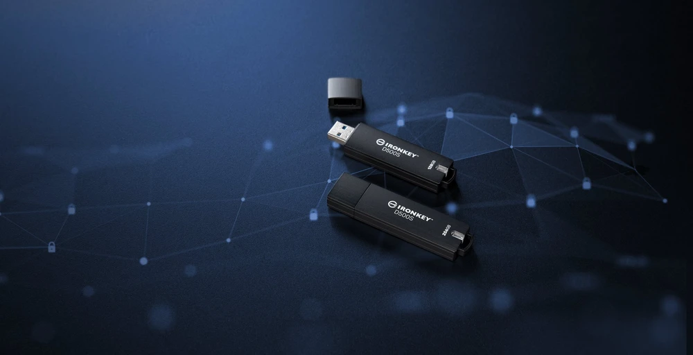 Kingston IronKey D500S 128GB FIPS 140-3 3 lygis 256 bitų