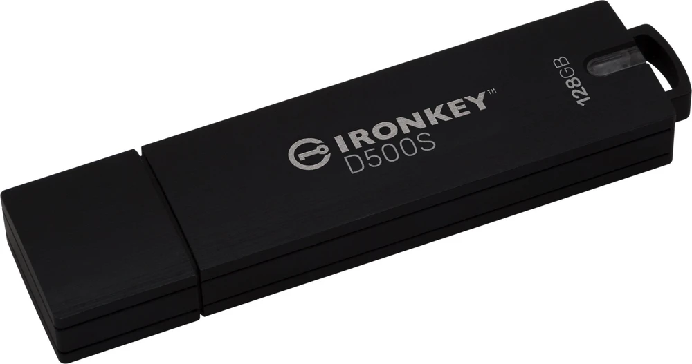 Kingston IronKey D500S 128GB FIPS 140-3 3 lygis 256 bitų