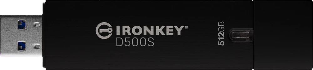 Atmintinė Kingston IronKey D500S, 512 GB (IKD500S/512GB)