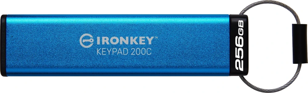 Kingston IronKey klaviatūra 200 128GB USB-C AES Encrypted
