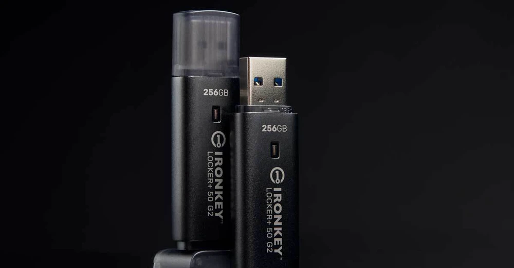 „Kingston IronKey Locker+ 50 G2“ 256 GB USB 3.2 atmintinė