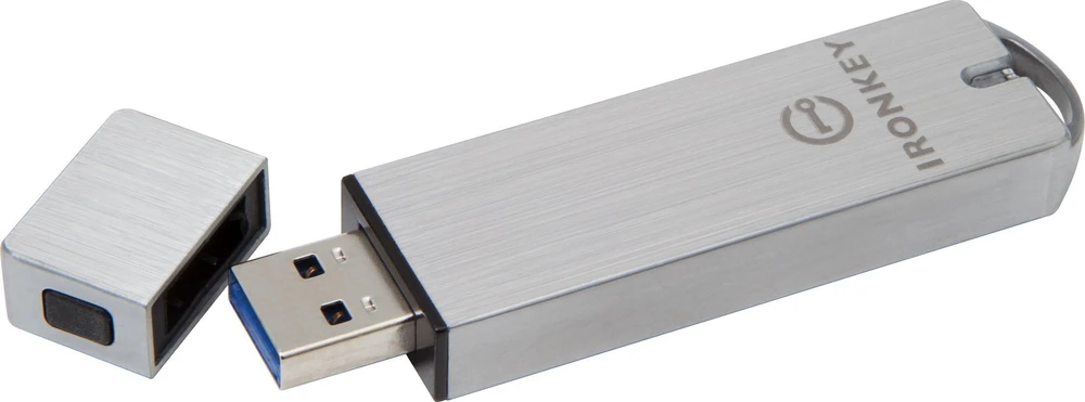 „Kingston IronKey S1000“ 128 GB FIPS 140-2 3 lygio 256 bitų AES valdoma atmintis