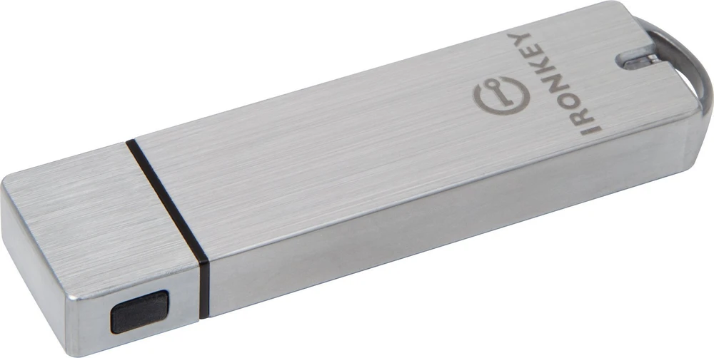 „Kingston IronKey S1000“ 128 GB FIPS 140-2 3 lygio 256 bitų AES valdoma atmintis