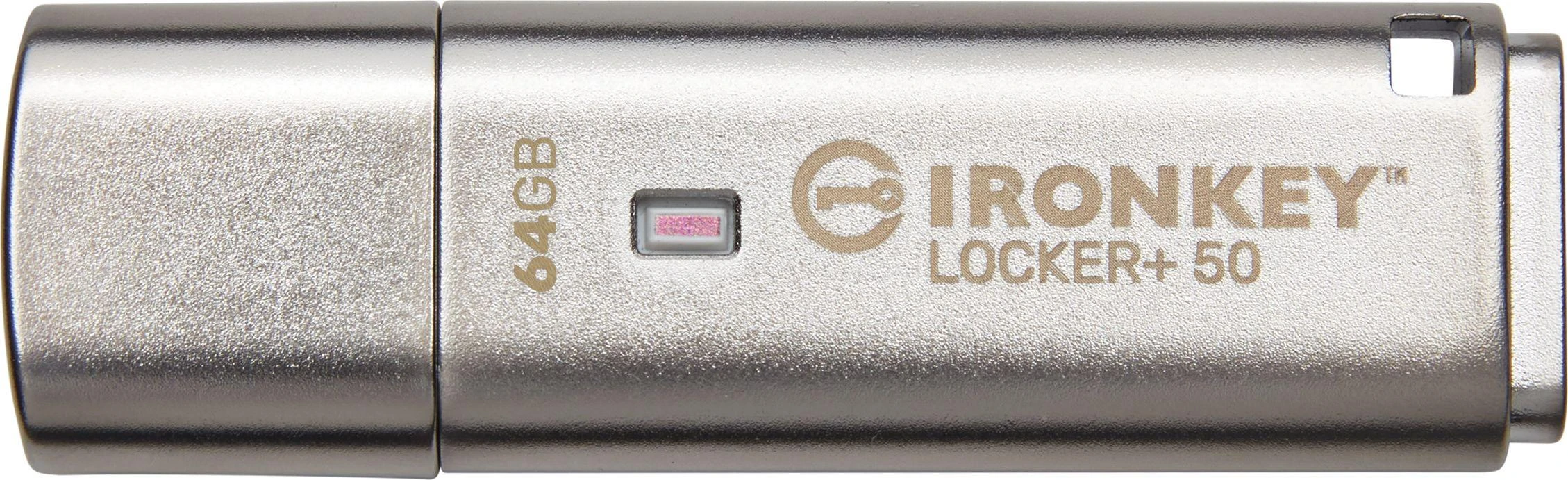 KINGSTON 64GB IKLP50 AES USB, W/256BIT ENCRYPTION