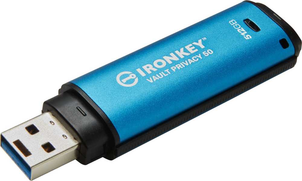 Kingston IronKey Vault Privacy 50 512GB USB 3.0 256bit AES Encrypted