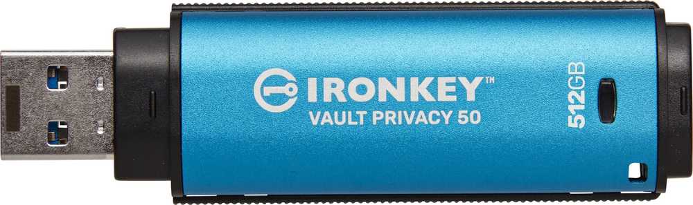 Kingston IronKey Vault Privacy 50 512GB USB 3.0 256bit AES Encrypted