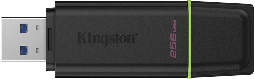 Kingston Technology DataTraveler 256GB Portable USB 3.2 Gen 1 Exodia Juodas/Žalias