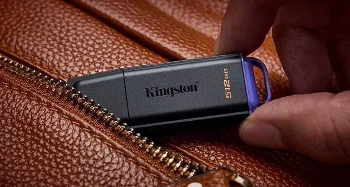 Kingston Technology DataTraveler 256GB Portable USB 3.2 Gen 1 Exodia Juodas/Žalias