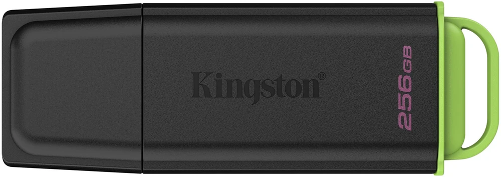 Kingston Technology DataTraveler 256GB Portable USB 3.2 Gen 1 Exodia Juodas/Žalias