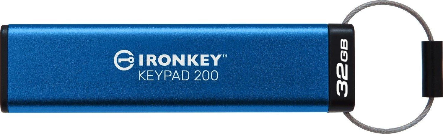 KINGSTON 32GB IRONKEY KEYPAD 200, FIPS 140-3 LVL 3 (PENDING) AES-256 ENCRYPTED