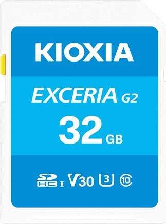 Atminties kortelė Karta Kioxia Exceria G2 Micro SDHC 32GB UHS-I U3 V30 (LNEX2L032GG4)