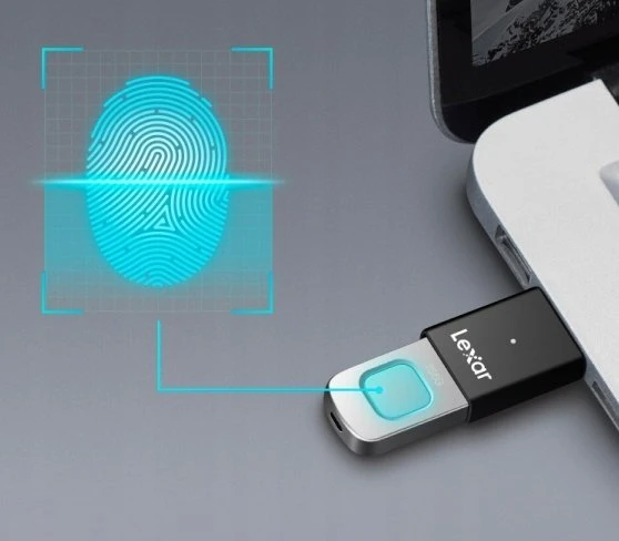 Lexar 128GB pirštų atspaudų skaitytuvas F35pro USB 3.2