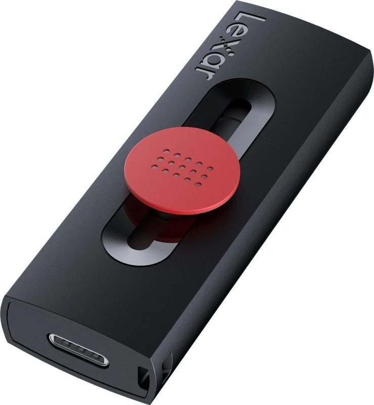 Lexar | Flash Drive | JumpDrive D300 | 128 GB | USB Type-C/Type-A | Juodas/Raudona