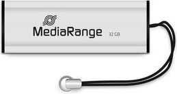 STICK 32GB USB 3.2 MEDIARANGE MR916 USB Typ-A - Dia - Juodas - Sidabrinė