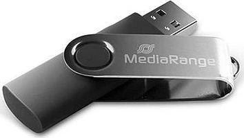 STICK 16GB MEDIARANGE MR910 Juodas - Sidabrinė