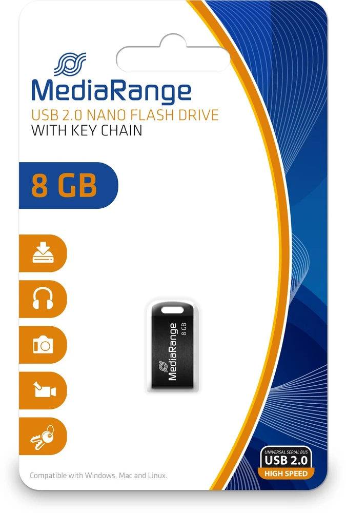 „MediaRange MR920“ 8 GB USB atmintinė