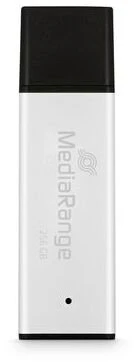Pendrive MediaRange MR1903 USB 3.2 256GB Juodai-sidabrinė