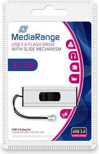 STICK 32GB USB 3.2 MEDIARANGE MR916 USB Typ-A - Dia - Juodas - Sidabrinė