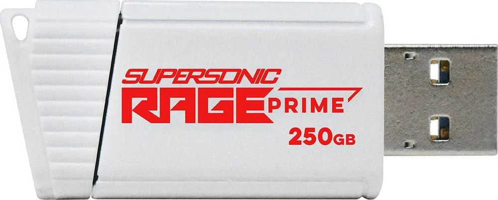 USB Atmintinė - Patriot Rage Prime, 256 GB, 600 MB/S, Juoda