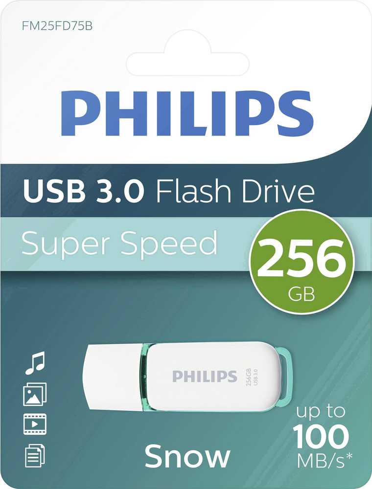 <p>Philips USB 3.0 256GB Snow Edition Spring Žalias</p>