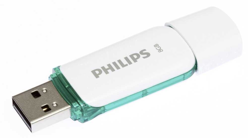 Philips USB 2.0 8GB Snow Edition Žalias