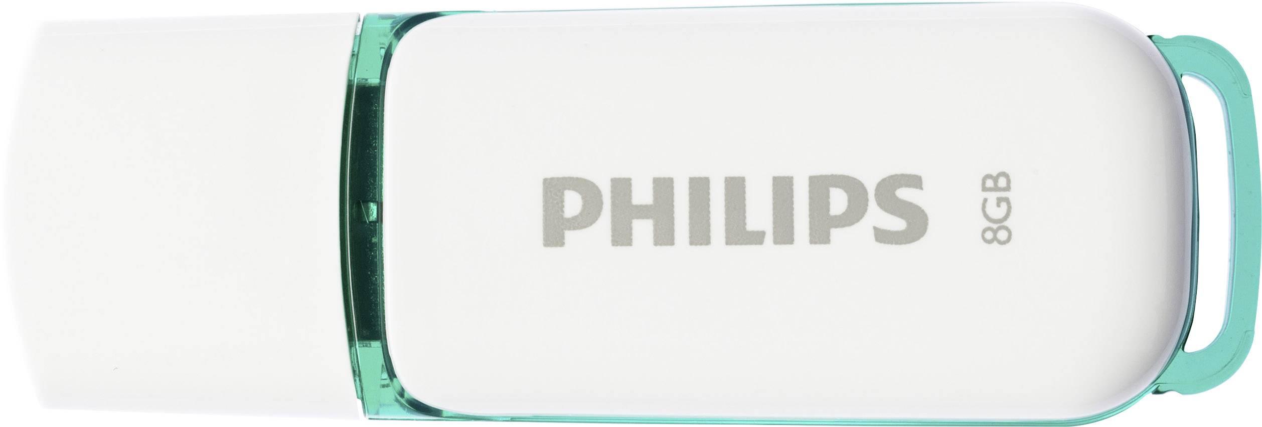 Philips USB 2.0 8GB Snow Edition Žalias