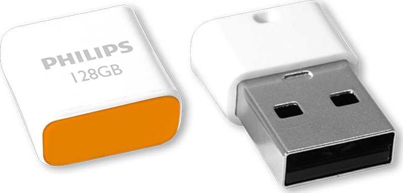 Pendrive Philips Pico Edition 128GB Sunrise Oranžinis (FM12FD85B/00)