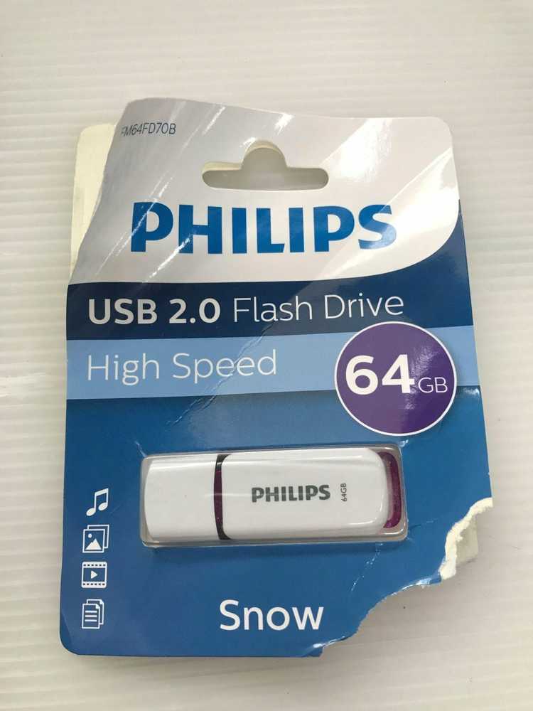Pendrive Philips Snow Edition 64GB Violetinis (FM64FD70D/00)