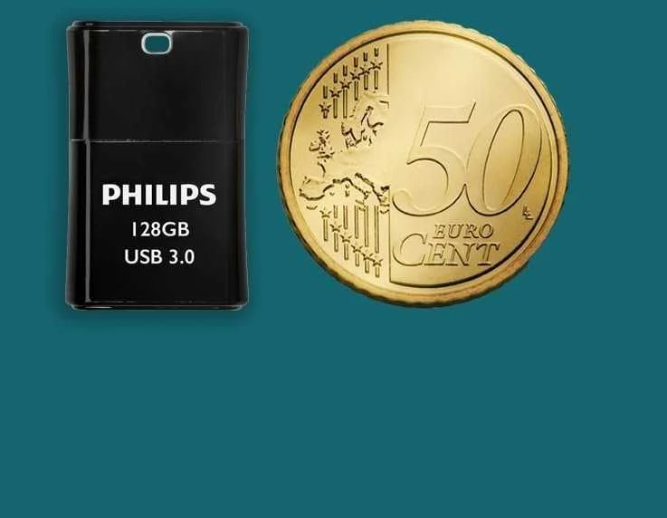 Philips USB 3.0 128GB Pico Edition Midnight Juodas