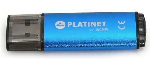 Platinet X-Depo USB atmintinė, 64 GB (PMFE64BL)