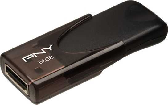 PNY Technologies PNY Attaché 4 2.0 16GB USB atmintinė USB A tipo Juoda