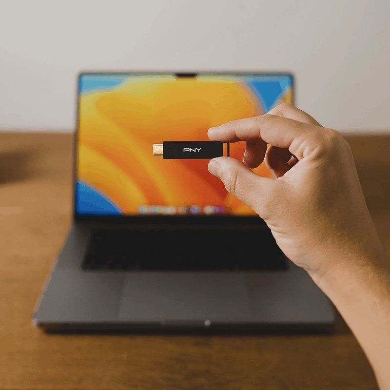 PNY Elite X USB 3.2 Typ C 128GB USB atmintinė, mažmeninė prekyba