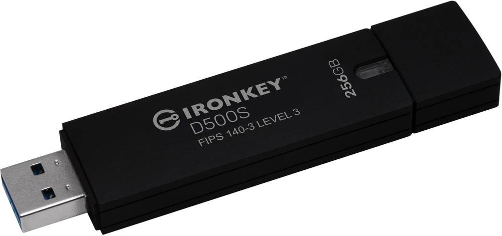 Kingston USB atmintinė PNY IronKey D500S, 512 GB (IKD500S/256GB)