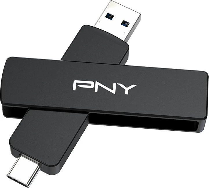 USB atmintinė 2 TB - PNY OTG DUO LINK V3 - Type-A/Type-C