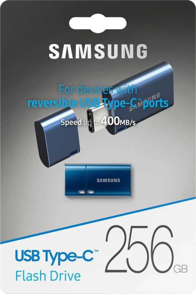 USB laikmena Samsung Drive Type-C™ 256 GB, Mėlynos spalvos
