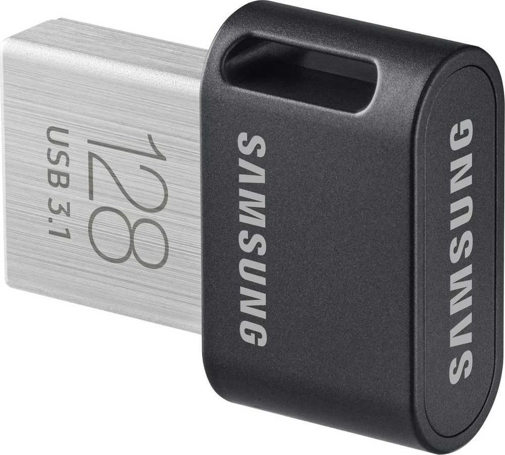 USB laikmena Samsung FIT Plus, 128 GB, Juodos spalvos