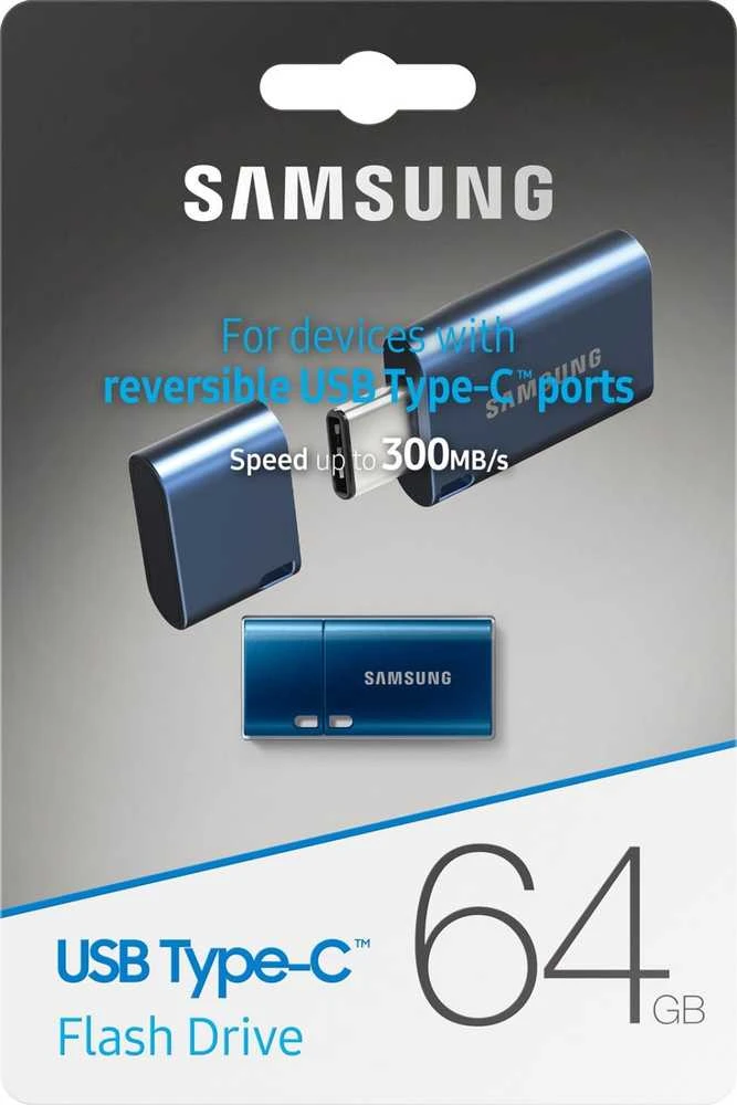 USB laikmena Samsung Drive Type-C™ 64 GB, Mėlynos spalvos