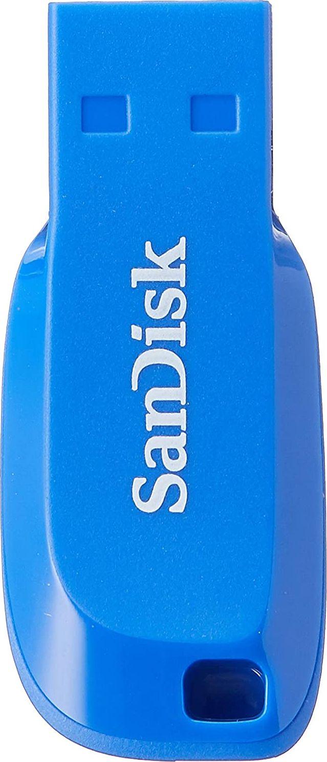 „SanDisk Cruzer Blade“ USB atmintinė, 16 GB, elektrinė, Mėlyna, EAN: 619659141059