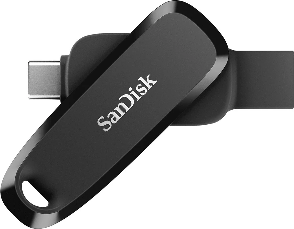 SanDisk Phone Drive USB Type-C/USB Type-A įrenginiai, 100MB/s, 64GB - Juodas Color, EAN: 619659206239