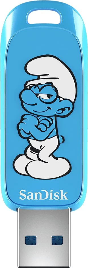 USB laikmena Sandisk Papa Smurf Edition, 64 GB (SDCZIS-064G-G46)