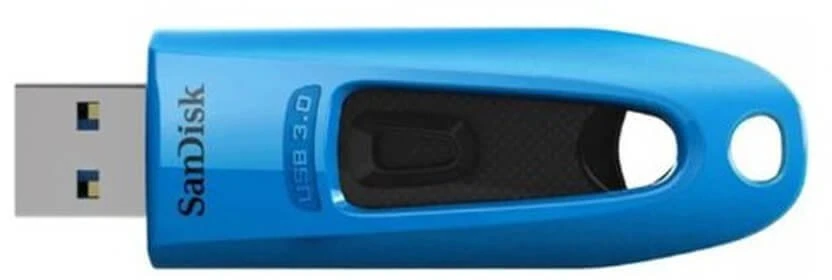 USB laikmena SanDisk Ultra 32GB, mėlyna