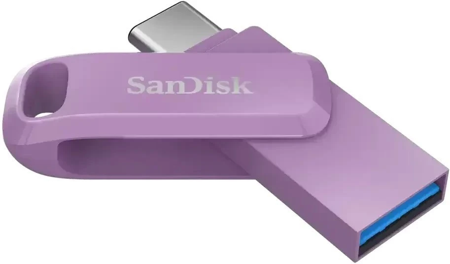 „SanDisk Ultra Dual Drive Go USB Type-C“, levandų spalvos, pasaulinis, EAN: 619659213336