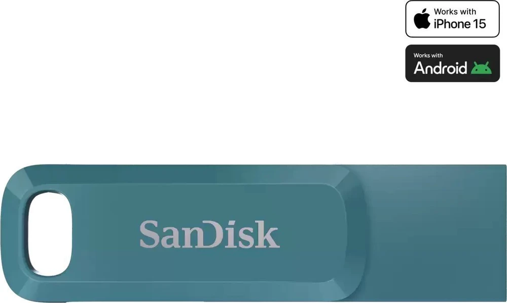 USB laikmena Sandisk Ultra Dual Drive Go 256 GB, mėlyna