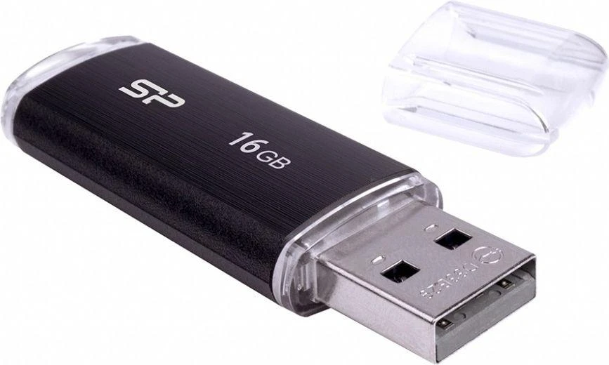 Silicon Power | Ultima U02 | 16 GB | USB Type-A | Juodas