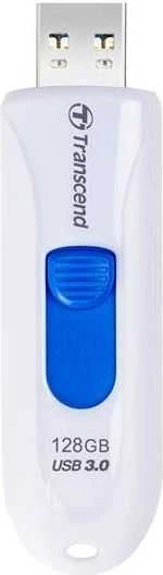 TRANSCEND JetFlash790 128GB USB 3.0 baltas