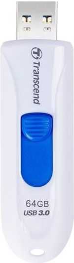 TRANSCEND JetFlash790 64GB USB 3.0 baltas