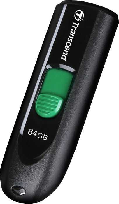 TRANSCEND 64GB USB3.2 USB-C atmintinė be dangtelio, juoda
